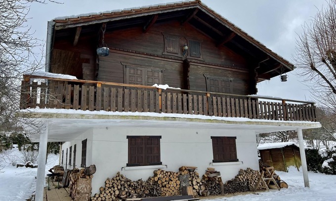 Saint-Paul-en-Chablais Ski Chalet | Savoyard chalet between lake and mountains (10 people) - St Paul en Chablais