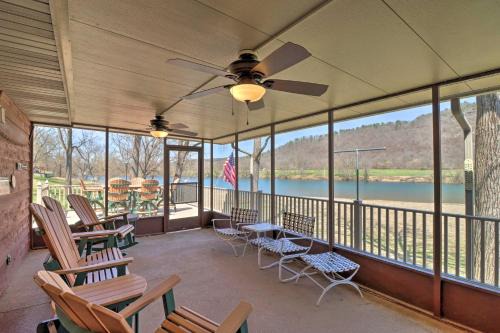 Norfork House | Scenic Riverview Getaway with Screened Porch!