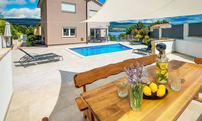 Pridraga House | Sea Front Villa Lucija by Interhome