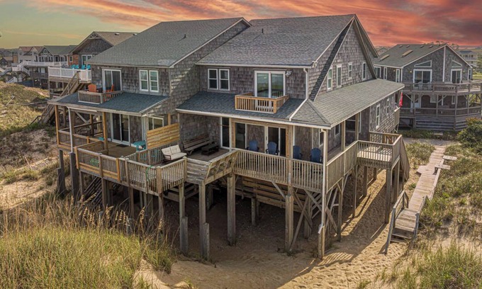 South Nags Head House | Seas The Day (North) | Oceanfront | Hot Tub and Dog Friendly