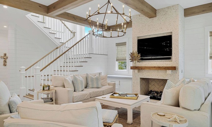 Cottage District House | Seaside, Gulf Views, Elevator, Sleeps 16 - Luxury w/3 Car Private Parking!