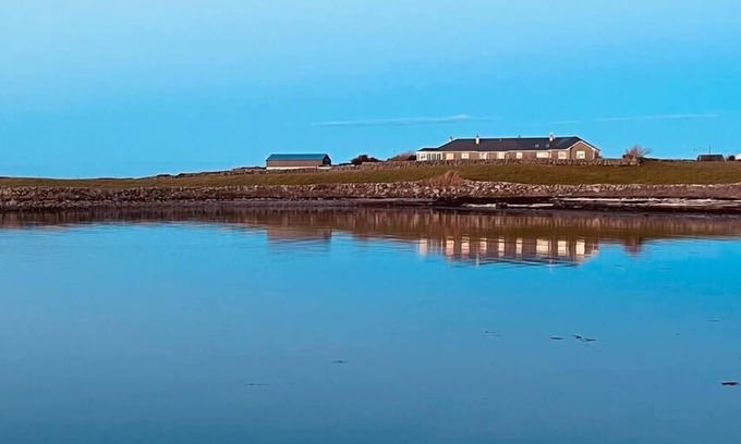 Ballinderreen House | Seaside Luxury 3 Bdrm on Galway Bay Near Kinvara!