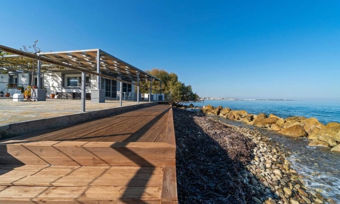 Psalidi Villa | Seaside Private Beach Villa 3BR w/3.5 BA