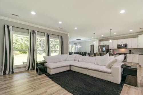 Bennett House | Secluded 18-Acre Retreat in Staley with Game Room