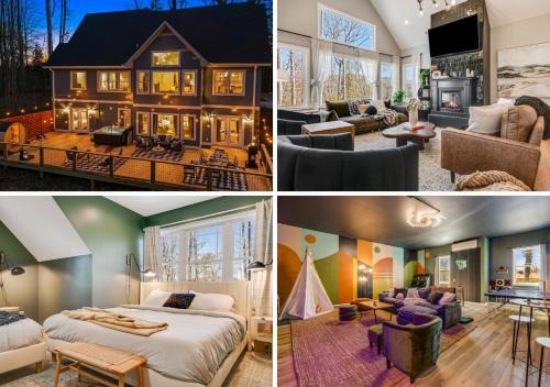 Hendersonville House | Secluded 5BR Stay,HotTub,Sauna,GameRoom,FirePit