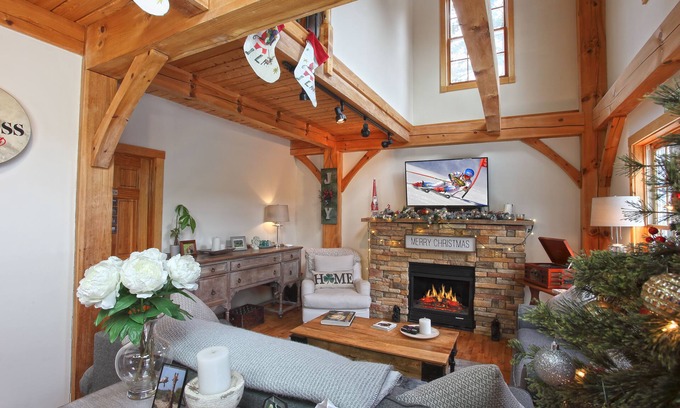 Whitingham House | Secluded, Cozy Cabin on 10 Acres of Woods ~16 mi to Slopes & Pet Friendly!