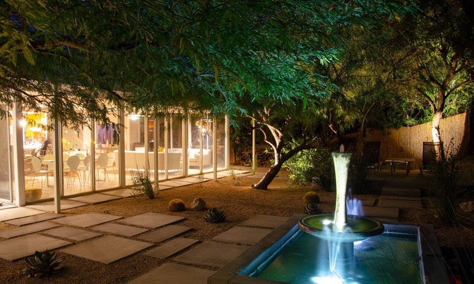 Cathedral City Cove House | Secluded Midcentury Oasis! Pool, spa, outdoor kitchen, super close to hiking 🌴
