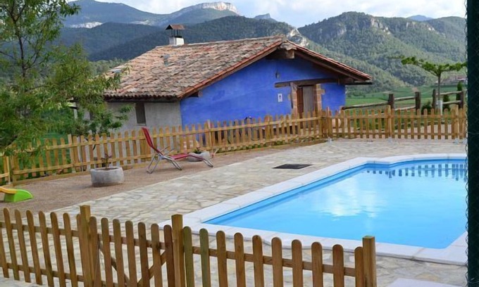 Penarroya de Tastavins Cottage | Self catering Mas de Salvador for 4 people. THE LIVING ROOM