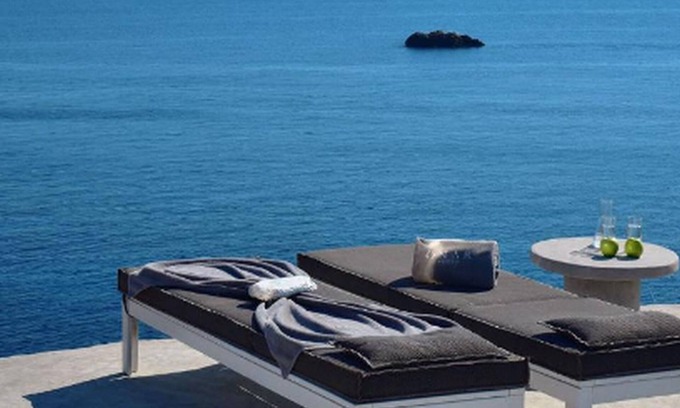 Karavostasis Villa | Sensational Folegandros Apartment | 1 Bedroom Suite | Apartment Kanao | Furnished Sun Terrace with.