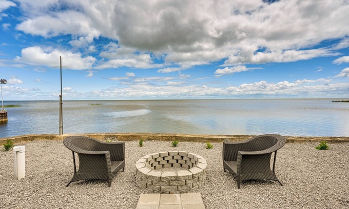 Standish Cottage | Serene Lakefront Standish Home w/Fire Pit & Grill