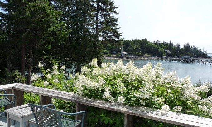 Northeast Harbor Apartment | Shorefront Apartment attached to cottage with OCEAN VIEWS, close to Acadia
