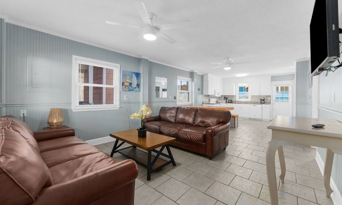 Cherry Grove Beach House | Short walk to Beach- 2 Bedroom/1 Bath Duplex1 (downstairs)w/pool access
