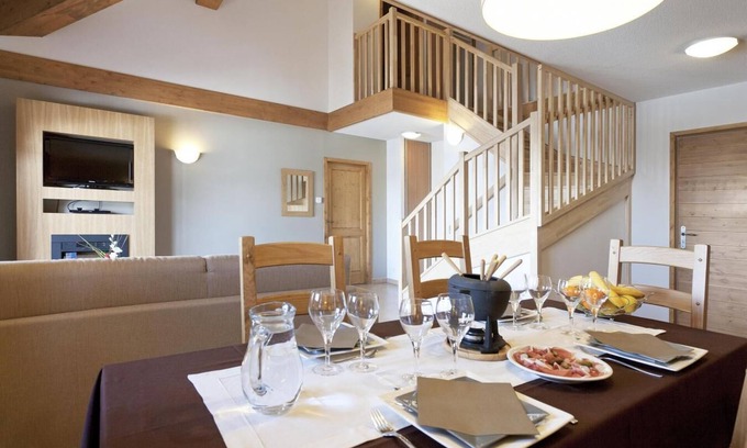 Sainte-Foy-Tarentaise Apartment | Ski-in/ski-out & foot of the slopes, fitness, swimming pool, terrace, balcony, tv, ski locker