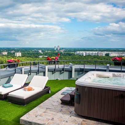 Imanta Apartment | Skyhouse Riga Private Penthouse and SPA