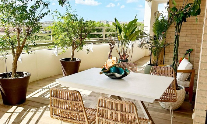 Torrino Apartment | Sleek 3-bedroom apartment with panoramic Rome views