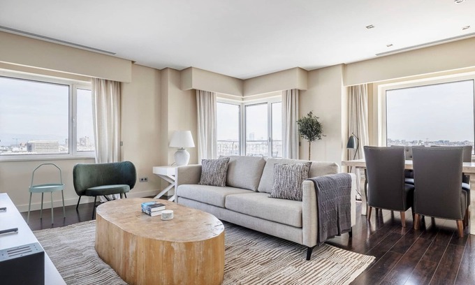 Malasana Apartment | Sleek Argüelles 2BR w/Gym & Pool, nr Madrid Rio, by Blueground
