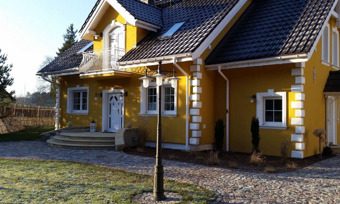 Swieta Lipka Apartment | Small yellow villa in Masuria (apartment WEST in the attic)