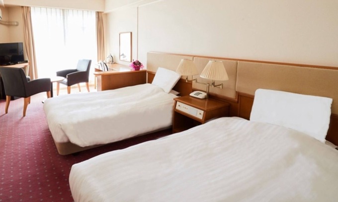 Hitachinaka Hotel | Smoking Twin Room Free breakfast buffet with ab/Hitachinaka Ibaraki