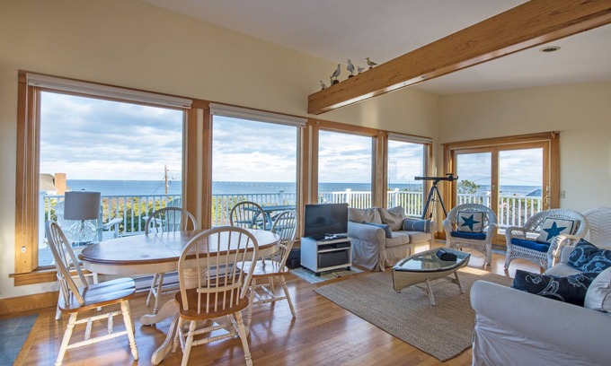 South Wellfleet Cottage | Solymar - Fabulous Oceanfront - 150 steps to stairs to the Beach!