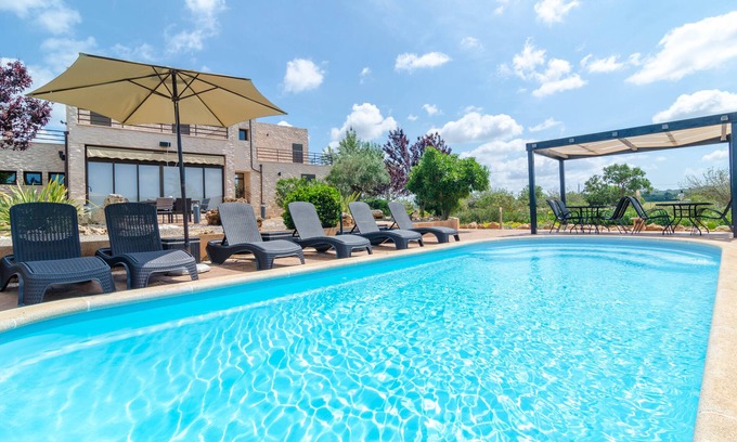 Es Palmer Villa | SON VIGILI - Villa with private pool in Campos. Free WiFi