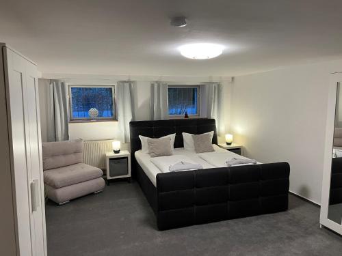 Gehlsdorf Apartment | Souterrain Monteurwohnung mit Sauna und Garten