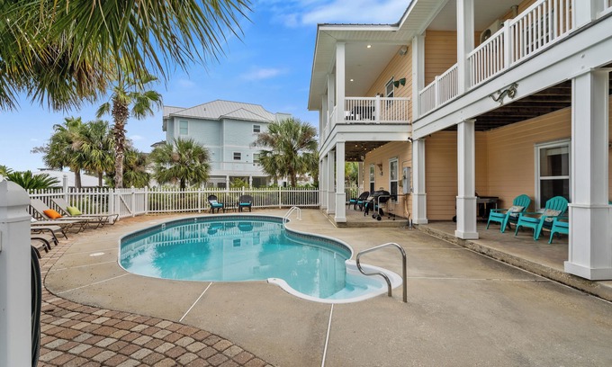Perdido Key Coves One House | Southern Peach East Beach House 3BD Private Pool Boat Dock