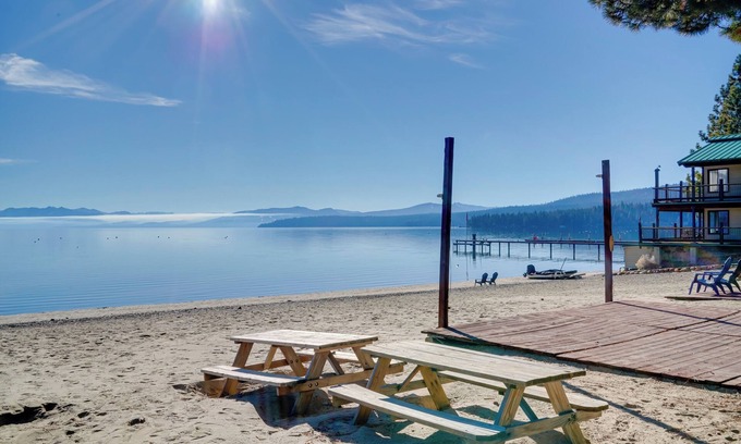Tahoe Vista Cabin | Spa & Beach Access: Resort Condo in Tahoe Vista!