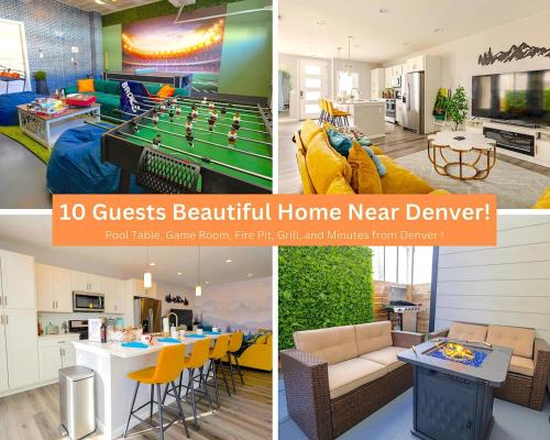 Dupont Villa | Spacious 4BD Near Denver w BBQ, Game Room & Office