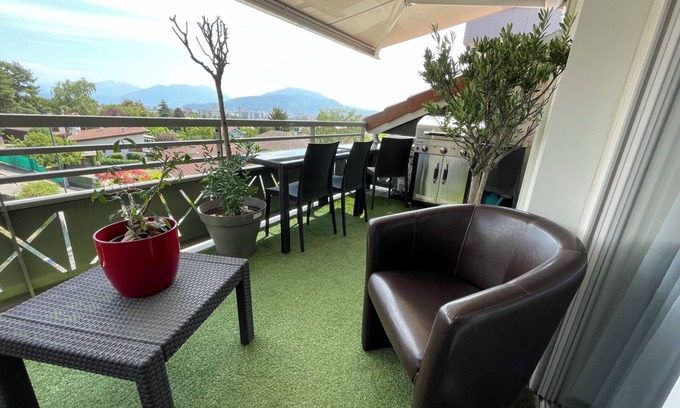 Novel Apartment | spacious and modern apartment 5 mn from Annecy/lake and 35 mn from ski resorts