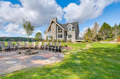 Granville Summit House | Spacious and Secluded Forksville Home Fire Pit