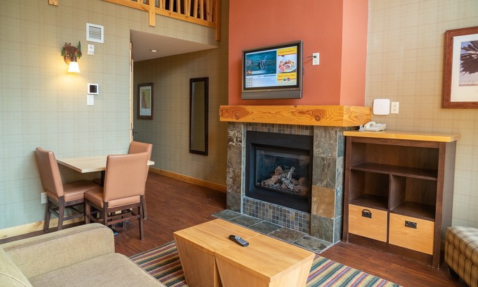 Banff Condo | Spacious Condo with Balcony | Grotto Style + Sauna