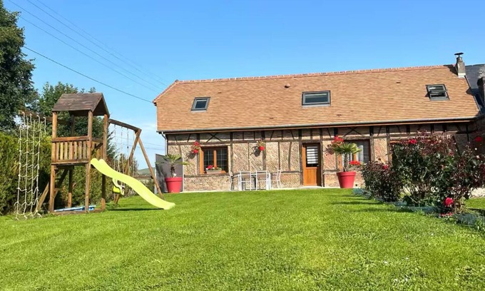 Neuville-Ferrieres House | Spacious gîte with private garden and play area, ideal for families