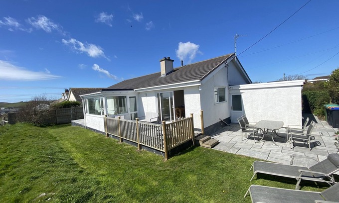 Rhoscolyn House | Spacious house in Rhoscolyn with amazing sea views and a short walk to the beach