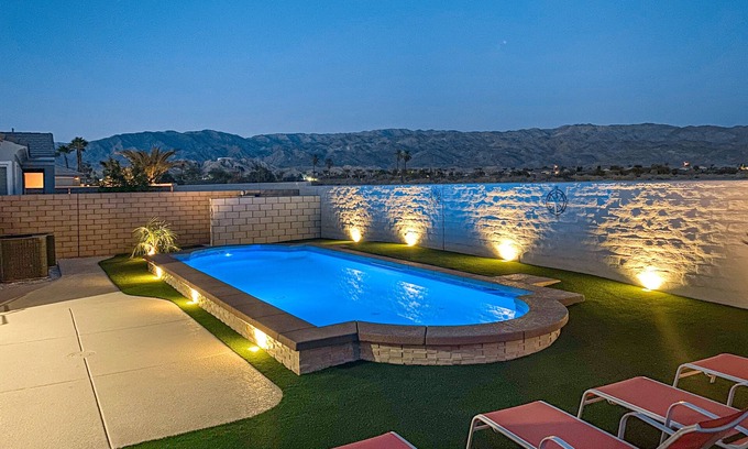 Terra Lago House | Spacious, posh Terra Lago home with fireplace & private pool oasis -dog-friendly