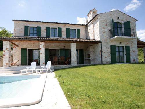 Brkac Villa | Spacious villa with 10x5m pool, aircon. Rural retreat, stunning views.