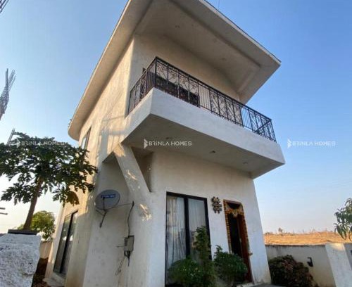 Shahapur Villa | Spanish-inspired 2 BHK White Villa - Brinla Homes