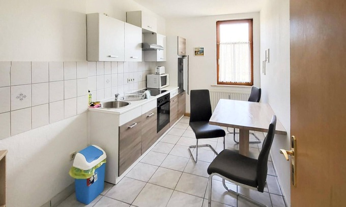 Harzgerode Apartment | Spend an unforgettable vacation in this inviting vacation home overlooking the park.