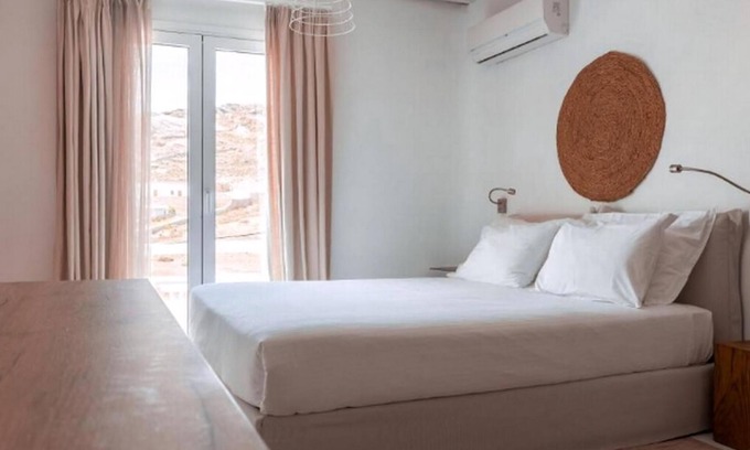 Elia Villa | Splendid Mykonos Villa | Villa Voldemort | 1 Bedroom Suite | Furnished Terrace.