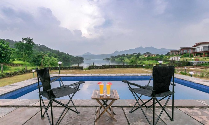 Kurvande Resort | StayVista's Shivom Villa 2 - A Serene Escape with Views of the Valley and Lake