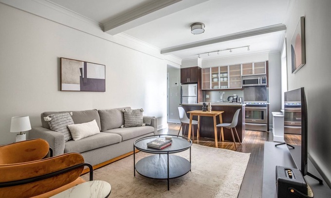 Lincoln Square Apartment | Stellar UWS 1BR w/Doorman & Gym, close to Central Park, by Blueground
