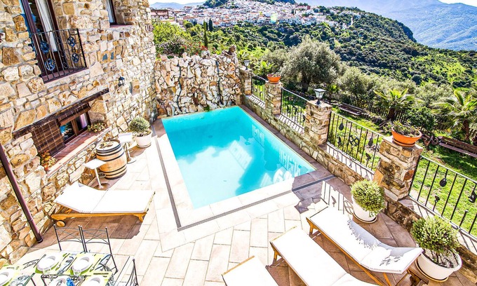 Gaucin House | Step into an authentic stone house with a wonderful view of the incomprehensible landscape of the su