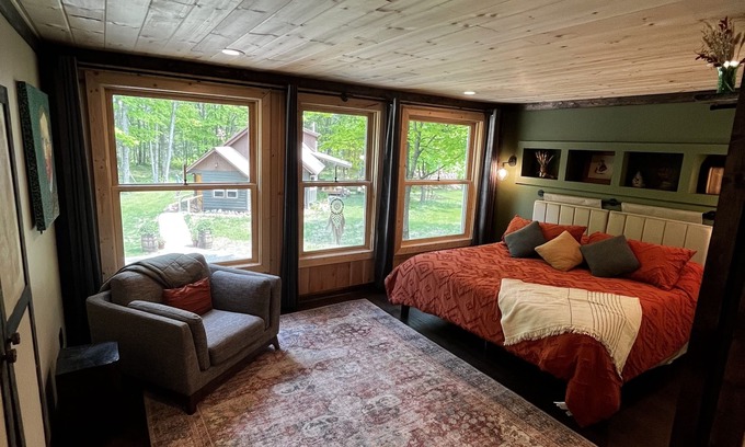 Elmira House | Step into Pure Michigan with hiking trails- 60 Acres by Boyne Mountain