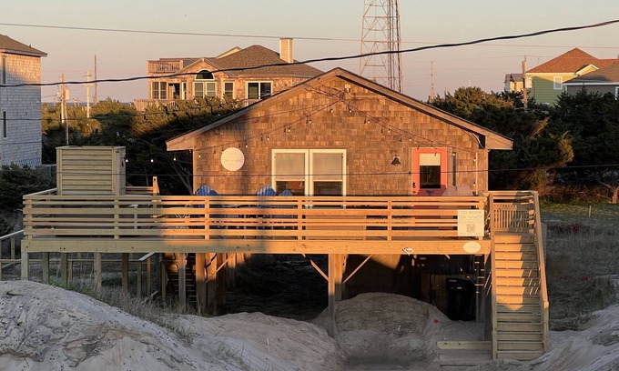 Rodanthe House | Steps from the ocean in the Outer Banks - New Hot Tub, Deck & Dog Run!