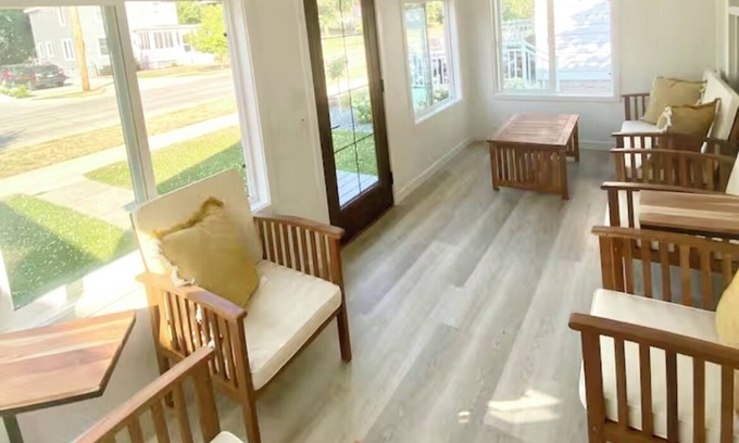 Clear Lake House | Steps to Lake, Park, & Surf Ballroom! Just 1 block to the water!
