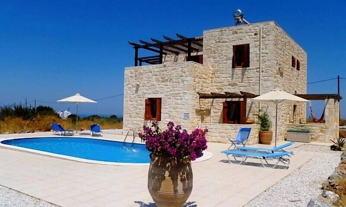 Kokkinon Khorion Villa | Stone Built Detached Air-Conditioned Villa With Private Pool & 1/2 Acre Of Land