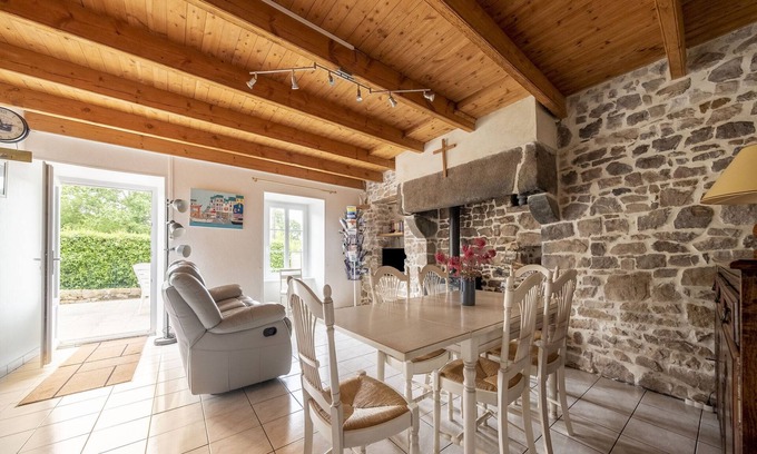 Saussey House | Stone-house cottage in Saussey with garden