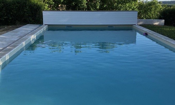 Montignac-le-Coq House | Stone property with salted pool , 4 bedrooms , 3 showers, sleeps 9