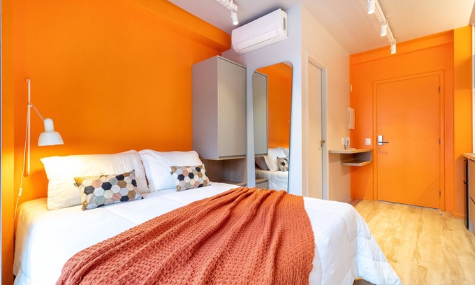 Vila Buarque Apartment | Studio A/c, Swimming pool and GYM