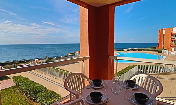 Sete Apartment | Studio cabine climatisé 4 pers avec piscine et parking - FR-1-472A-134