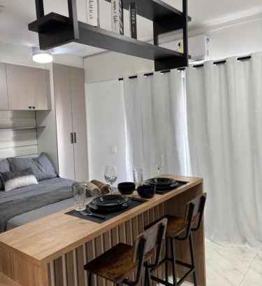 Centro Apartment | Studio Carmenere Com varanda e vista incrível Mogi das Cruzes